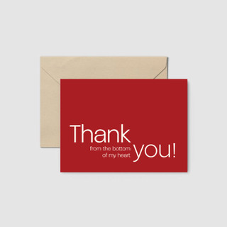 Thiệp Thank You from the bottom of my heart - Thiệp cảm ơn I have been there
