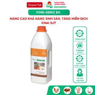 Vemedim Vime-Senic EH bổ sung vitamin E và selenium cho gia súc, gia cầm, chai 1lit