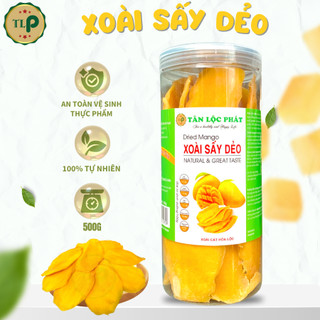 XOÀI SẤY DẺO THƠM NGON TÂN LỘC PHÁT HŨ 500G | SẤY THĂNG HOA | Đồ ăn vặt yêu thích