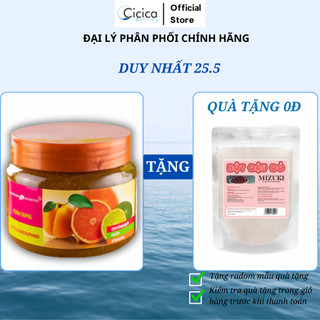 Tẩy da chết body EXCLUSIVE COSMETIC chiết xuất cam và chanh 380ml