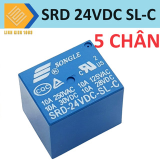 Srd-24vdc-sl-c relay songle 24v10a 5 chân rơ le 24vdc 10a