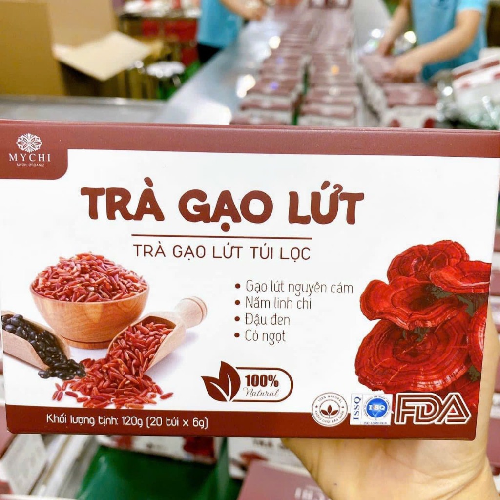 Trà Gạo Lứt Túi Lọc MYCHI Hỗ Trợ Tan Mỡ Giảm Cân, Ngừa Tiểu Đường, Lợi Sữa Sau Sinh, Giảm Đau Xương Khớp - vnmask