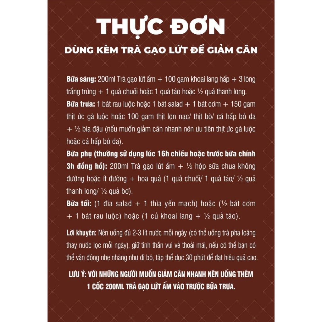 Trà Gạo Lứt Túi Lọc MYCHI Hỗ Trợ Tan Mỡ Giảm Cân, Ngừa Tiểu Đường, Lợi Sữa Sau Sinh, Giảm Đau Xương Khớp - vnmask