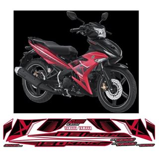 Tem exciter 150 mxking đỏ đen 217