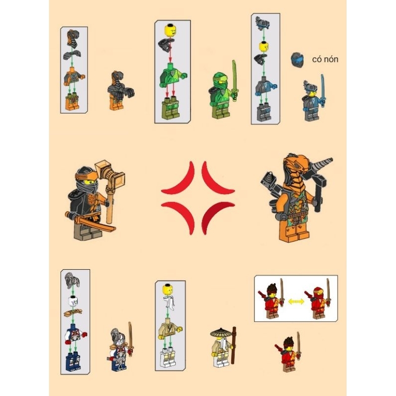 Xếp hình nhân vật set 71767