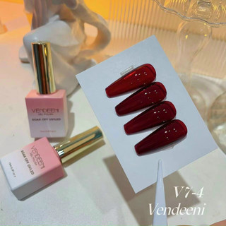Thạch đỏ ruou vang Hãng Vendeeni 15ml sơn gel đẹp