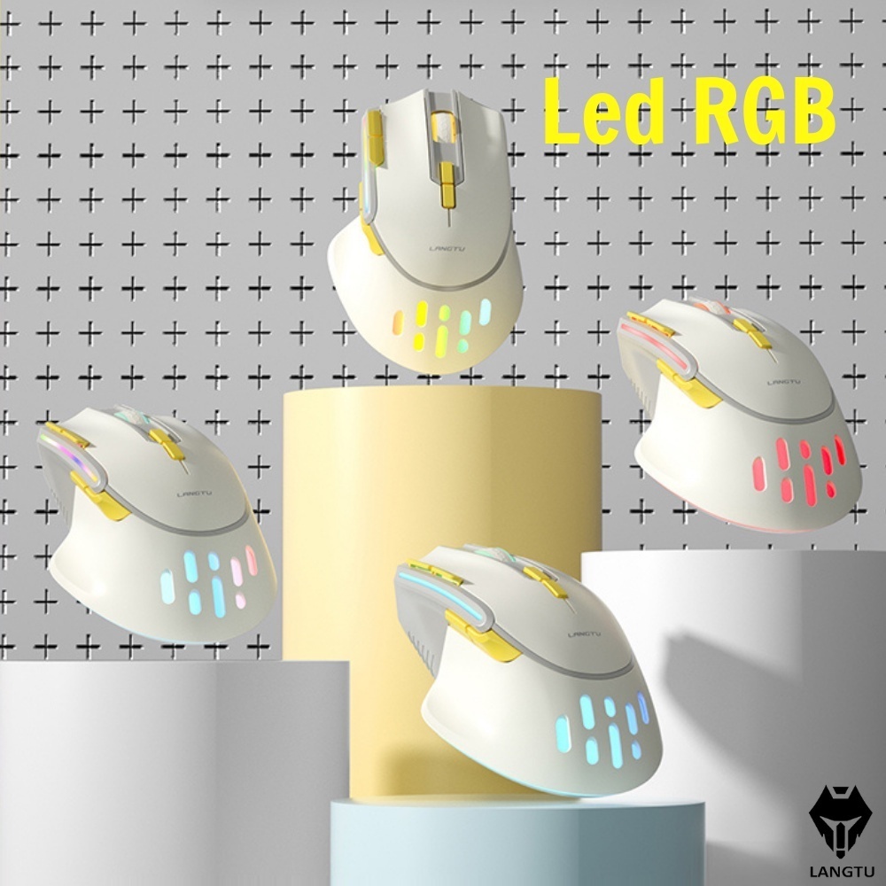 Chuột máy tính LANGTU G3 có dây, không dây chính hãng, có đèn Led RGB, độ nhạy cao, gaming văn phòng | BigBuy360 - bigbuy360.vn