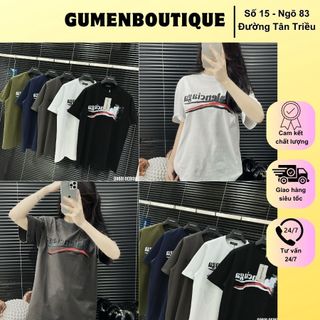 Áo Thun Bà Lèn Chi In Chữ Loang Sơn Hai Mặt Siêu Đẹp - Áo Thun Nam BL In Họa Tiết Cực Bắt Mắt