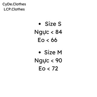 Áo ba lỗ thun ren nơ dễ thương cyde.clothes