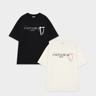  Áo Thun Outerity Self Love Thắt Nơ 2 màu   Unisex Localbrand 2024 Nam Nữ_Teelap_ 