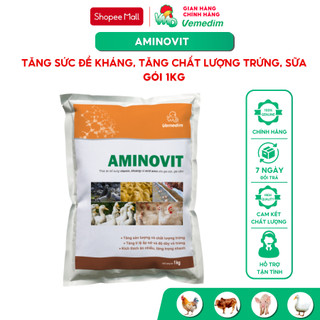 Vemedim Aminovit cung cấp vitamin, khoáng tăng sức đề kháng, vỗ béo cho gia súc, gia cầm, gói 1kg
