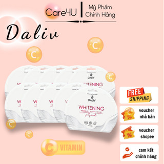  Combo 10 Mặt nạ dưỡng da Daliv tinh chất vitamin C làm sáng da và chống oxy hóa 30g