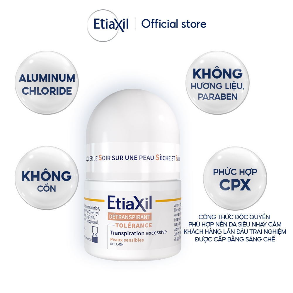 Lăn Khử Mùi Và Ngăn Mồ Hôi Chuyên Sâu Etiaxil 15ml | BigBuy360 - bigbuy360.vn
