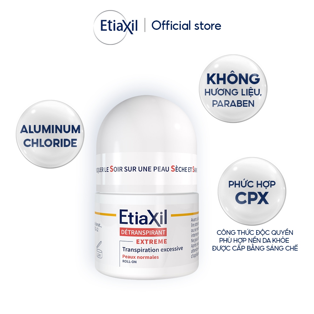 Lăn Khử Mùi Và Ngăn Mồ Hôi Chuyên Sâu Etiaxil 15ml | BigBuy360 - bigbuy360.vn