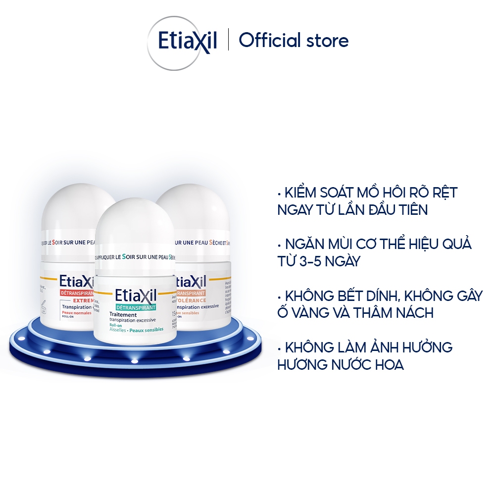Lăn Khử Mùi Và Ngăn Mồ Hôi Chuyên Sâu Etiaxil 15ml | BigBuy360 - bigbuy360.vn