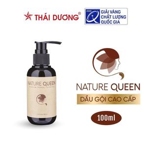 xả rẻ Gội  Nature Queen Cao Cấp Chai 100ml Sao Thái Dương Giảm Rụng, Dưỡng Tóc Khỏe, Đẹp