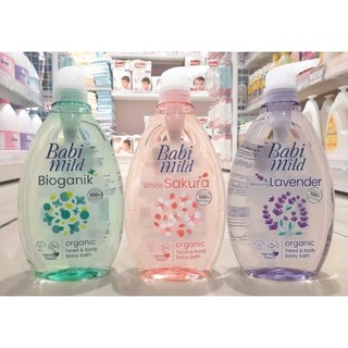 Tắm gội Babi mild cho bé các hương 800ml/380ml