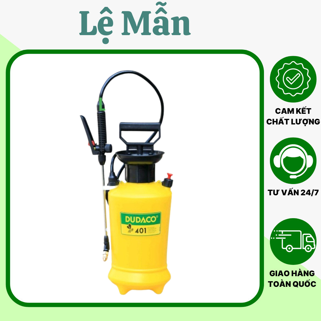  Bình Xịt Tưới Cây Dudaco 4L,5L - Bình Phun Thuốc Dudaco 5L 