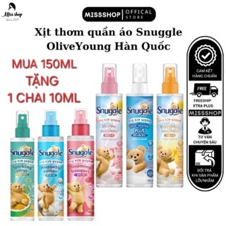 Xịt thơm quần áo Snuggle lưu hương lâu nội địa Hàn Quốc