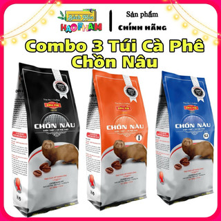 Cà phê đen đá chồn nâu bảo tín 500g, hương dừa, hương moka, hương cafe đen béo coffee