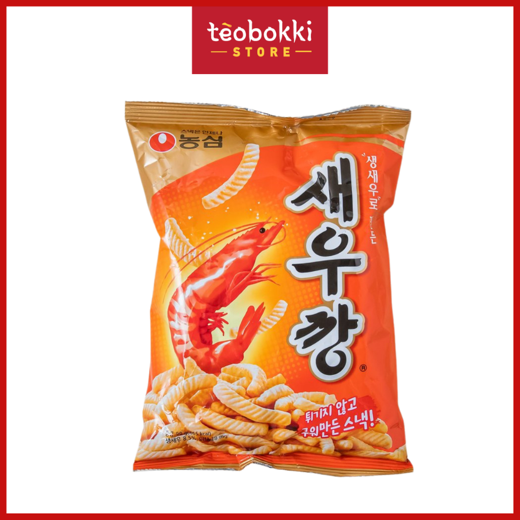 Snack tôm cay Nongshim 75g, 90g