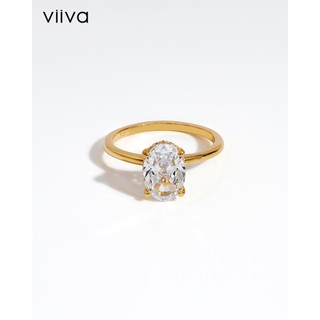 Nhẫn Nữ Đính Đá Oval Crown