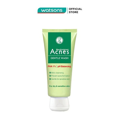 Gel Rửa Mặt Acnes Ngăn Ngừa Mụn Cho Da Khô & Da Nhạy Cảm Gentle Wash 100g