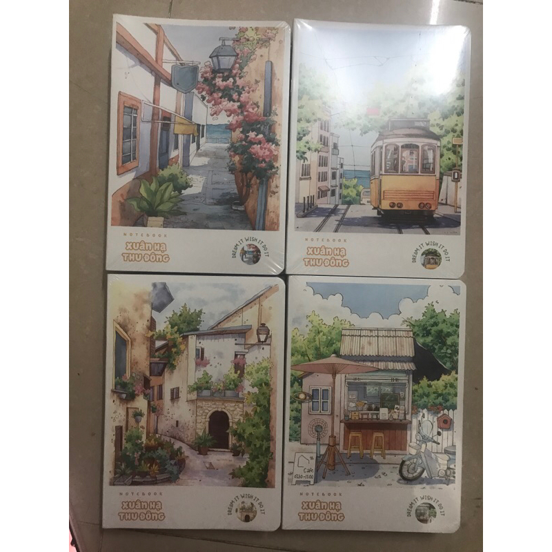 Có bán Combo/Lốc 5 quyển/10 quyển Vở kẻ ngang Xuân Hạ Thu Đông Hải Tiến - Vở 72 trang/120 trang/200 