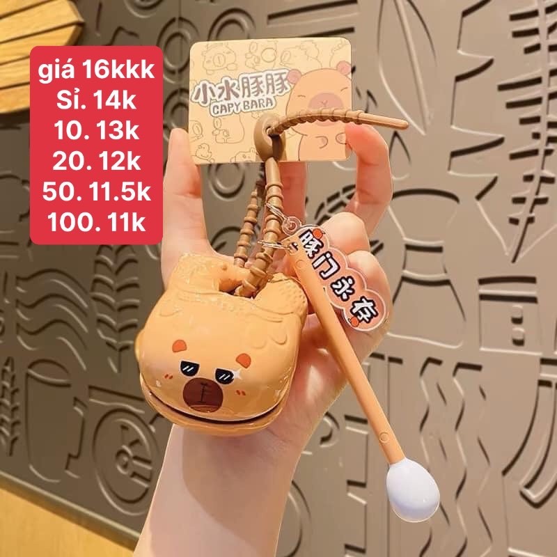 (Bán buôn-chuyên sỉ) Bộ Đồ chơi gõ mõ hình Capybara