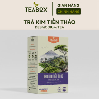  Trà Kim Tiền Thảo Giúp Giảm Sỏi Thận Tiểu Buốt Tiểu Dắt | Hộp 30 túi lọc x 3g TEABOX