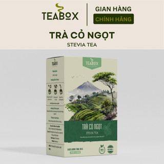 Trà Cỏ Ngọt Tốt Cho Người Tiểu Đường, Giảm Cân | Hộp 30 Túi Lọc x 3g TEABOX