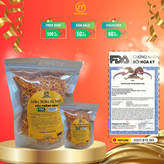 Đông trùng hạ thảo Mailands khô sấy thăng hoa 50gram, 100% Nguyên chất, Giá tốt