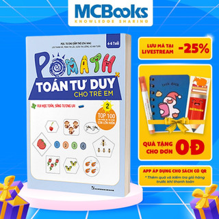 Sách - POMath-Toán tư duy cho trẻ em tập 2 - MCBooks