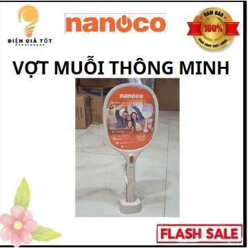 Vợt muỗi thông minh Nanoco NMR103BE chính hãng bảo hành năm