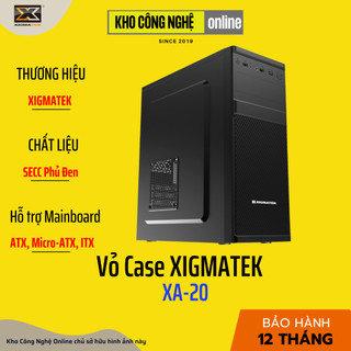 Vỏ case máy tính xigmatek xa-20 - atx