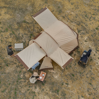 Lều Glamping cắm trại cao cấp chính hãng BSWOLF-ZL071 chống nước, nắng và côn trung cực tốt