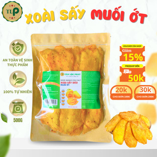 Xoài sấy muối ớt tân lộc phát | sấy thăng hoa | đồ ăn vặt yêu thích