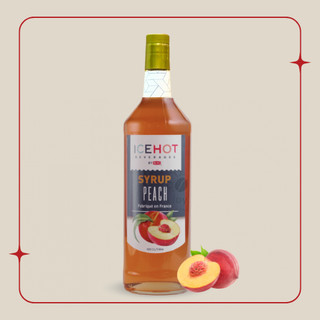 Siro đào icehot peach syrup chai 1l