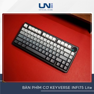 Bàn phím Infiverse infi75 Lite Black - Bàn phím cơ INFI75 Lite Black | Mạch Xuôi 3 Modes - UNI OFFICIAL STORE