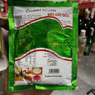 Bột Cốt Dừa Minaco Quả Đào Gói 50g