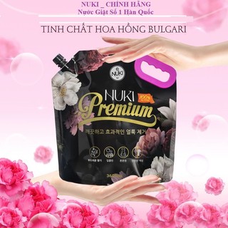  Nước Giặt Nuki Premium Chính Hãng Hàn Quốc Phiên Bản Blackpink Hương Sang Trọng Túi 3,6kg