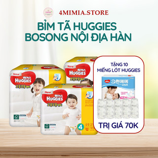 Bỉm tã dán/ quần huggies bosong khô thoáng chống hăm tã thấm hút tốt nội địa hàn quốc cho bé các size