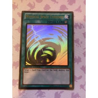 [ Dưa Hấu Yugioh] Lá bài thẻ bài Mystical Space Typhoon – gold ghost Rare - Tặng bọc bài nhựa bảo quản