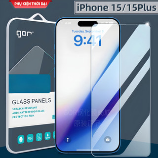 Cường lực Gor Iphone X / Xs / 11 Pro / Xs Max / 11 Pro Max / Iphone 15 / 15 Plus trong suốt trơn mượt 9H / 2.5D