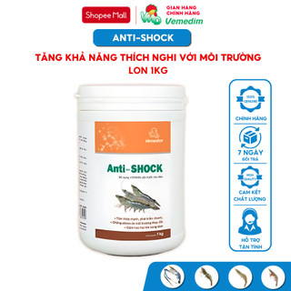 Vemedim Anti-Shock tôm bổ sung vitamin tăng đề kháng, giúp tôm khỏe, lon 1kg