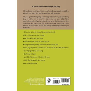 Sách - Thuật Quản Lý Bán Hàng (Tái Bản Mới Nhất) (Alpha Books)
