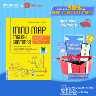 Sách - Mind Map English Grammar – Ngữ pháp tiếng anh bằng sơ đồ tư duy