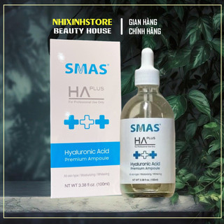 [CHÍNH HÃNG] Serum Cấp Nước Phục Hồi Làm Sáng Da SMAS HA Plus Hyaluronic Acid 100ml