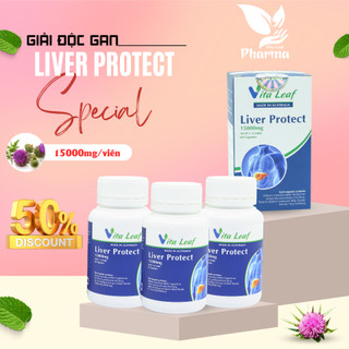 Combo 3 hộp viên uống giải độc gan Liver Protect làm mát gan tăng cường chức năng gan lọ 60 viên Rosa Bonita