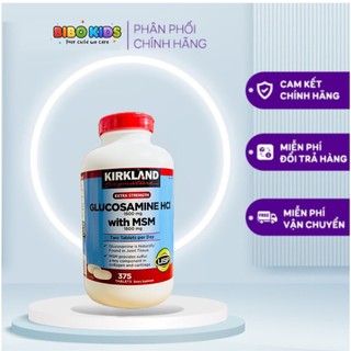 Glucosamine HCL 1500mg Kirkland With MSM 1500mg Hộp 375 Viên